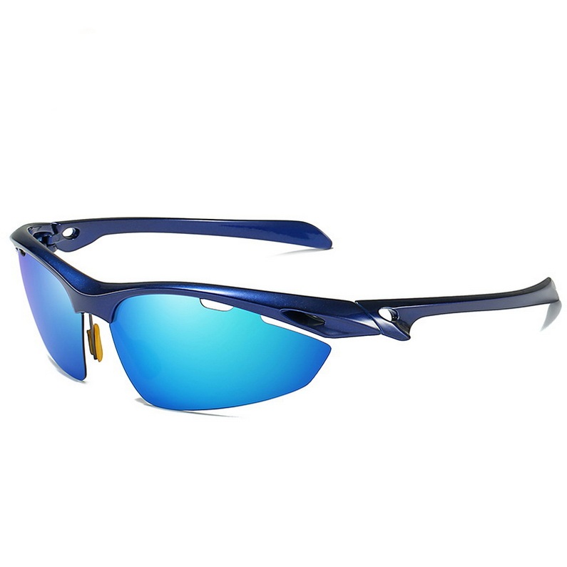 Wholesale anteojos de sol iron sports cycling sunglasses for women vintage half frame sun glasses