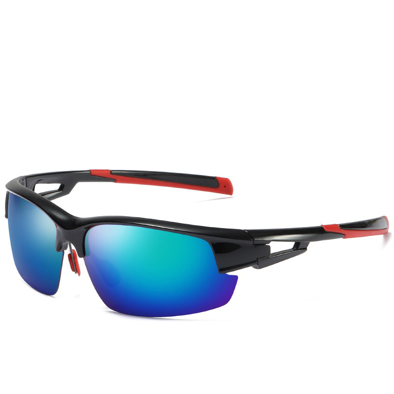 Factory men bike bicycle cycling eyewear shades OEM custom logo plastic outdoor sunglasses