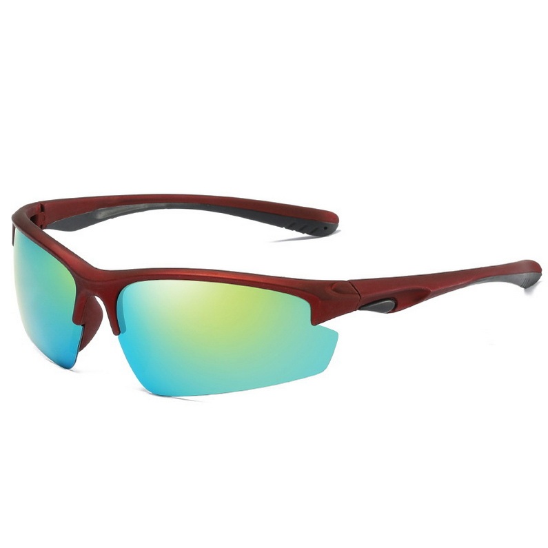 Trendy gafas de sol deportivas plastic optical frame outdoor cycling sports sunglasses