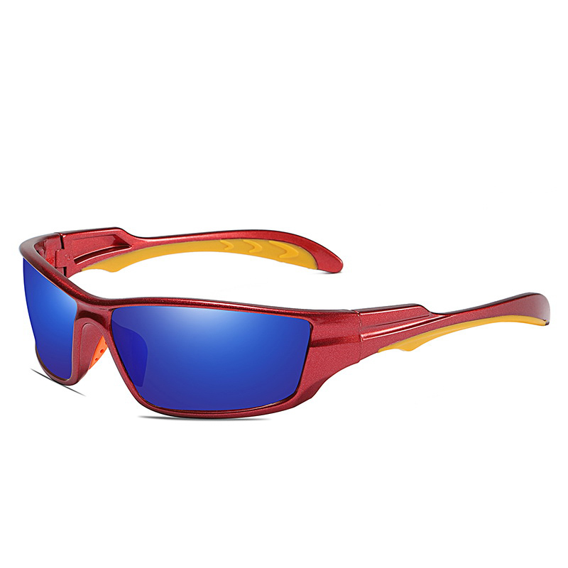2022 men sports cycling polarized half rim anti-glare hiking driving sunglasses
