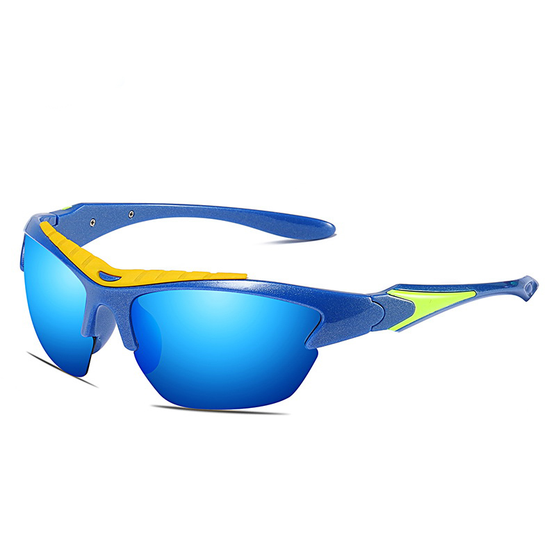 Fashion cool unbreakable UV400 lens outdoor polarized sports sunglasses men