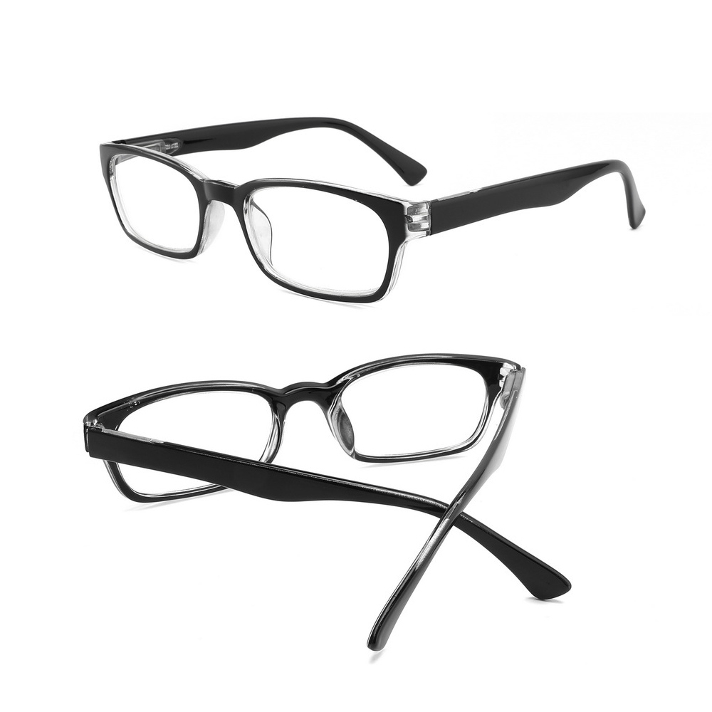 2022 New Designer Plastic Spring Hinge Eyewear Reading Glasses for Men