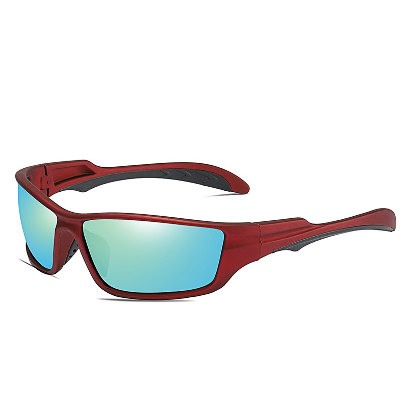 2022 men sports cycling polarized half rim anti-glare hiking driving sunglasses