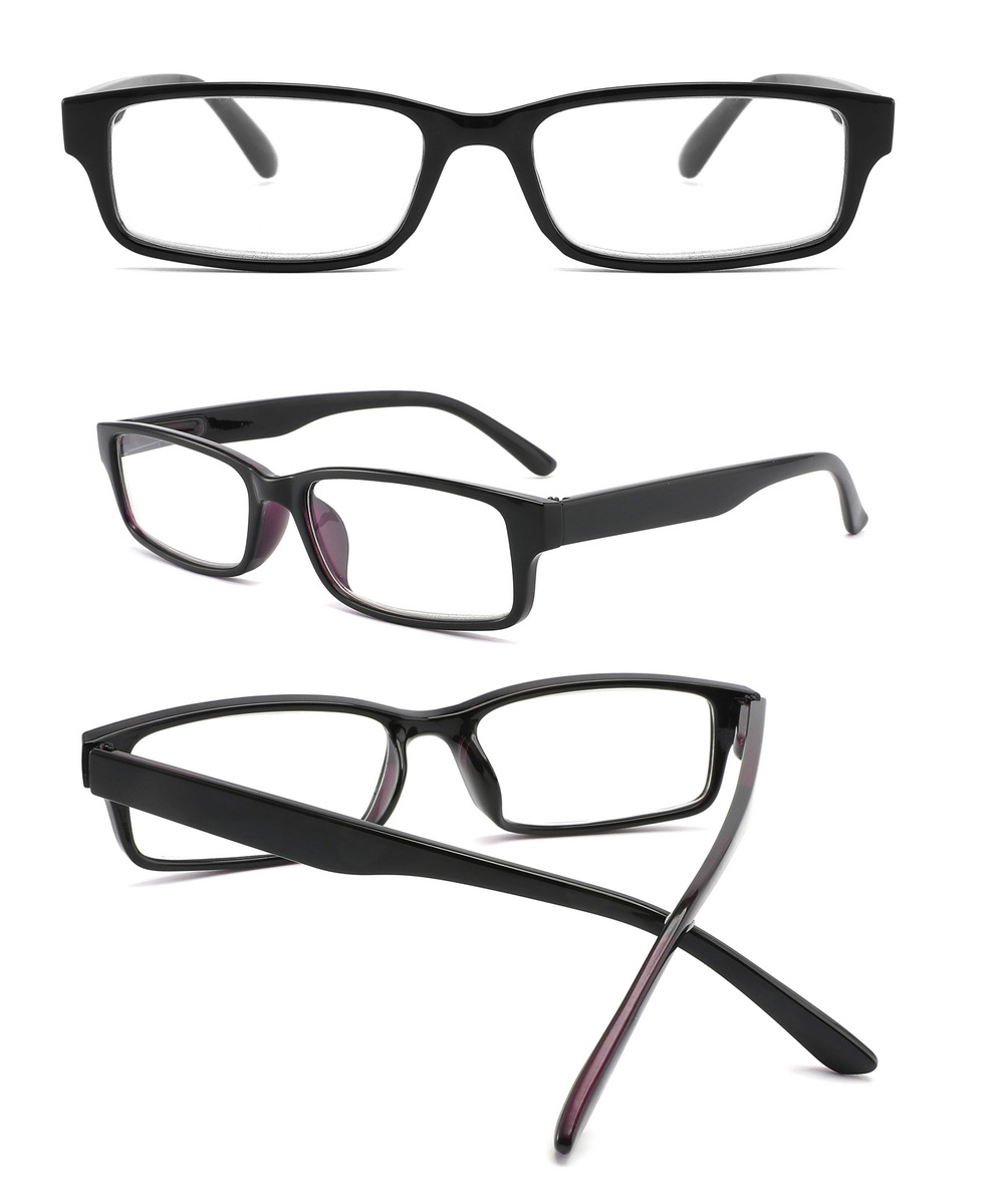 Hot selling vintage cheap plastic adjustable reading glasses with spring hinge