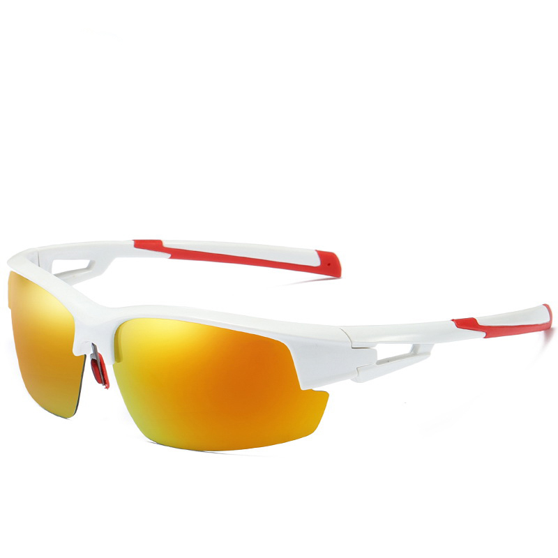 Factory men bike bicycle cycling eyewear shades OEM custom logo plastic outdoor sunglasses