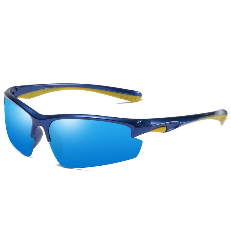 Trendy gafas de sol deportivas plastic optical frame outdoor cycling sports sunglasses