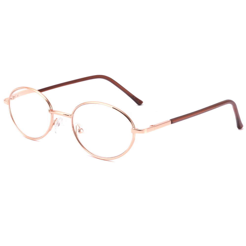 2022 Fashion Reading Glass For Men Women Metal Frame Spring Hinge Reading Glasses