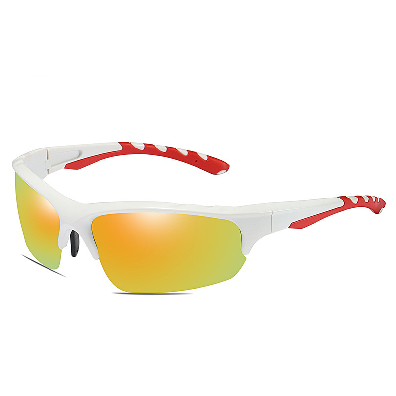 Newest sport sunglasses PC frame material outdoor bike cycling windproof glasses for men