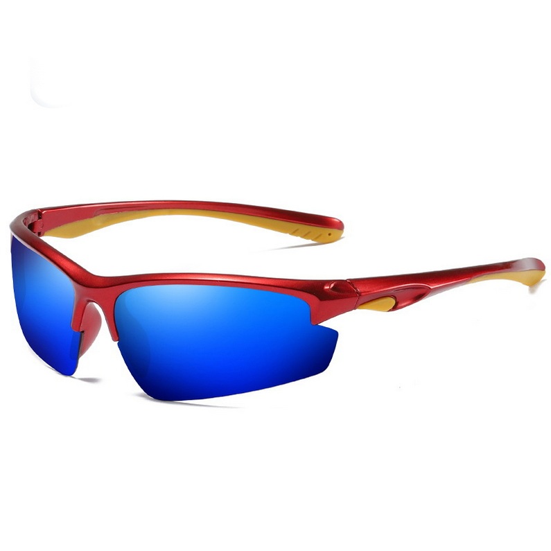Trendy gafas de sol deportivas plastic optical frame outdoor cycling sports sunglasses