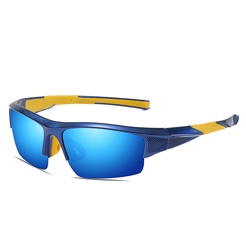 Anteojos de sol iron fashion designer trendy light frame various color cycling sports sunglasses