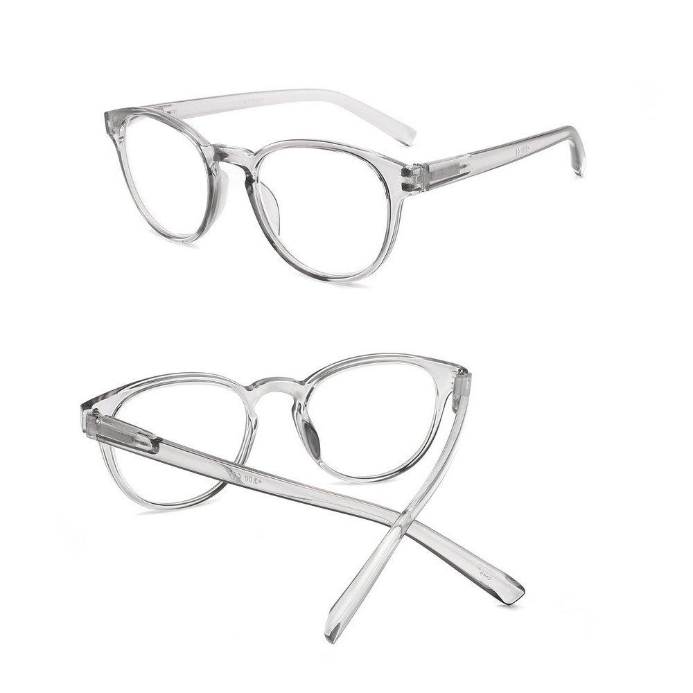 Latest Clear Frame Designer Women Fashion Computer Prescription Custom Blue Light Blocking Reading Glasses Plastic
