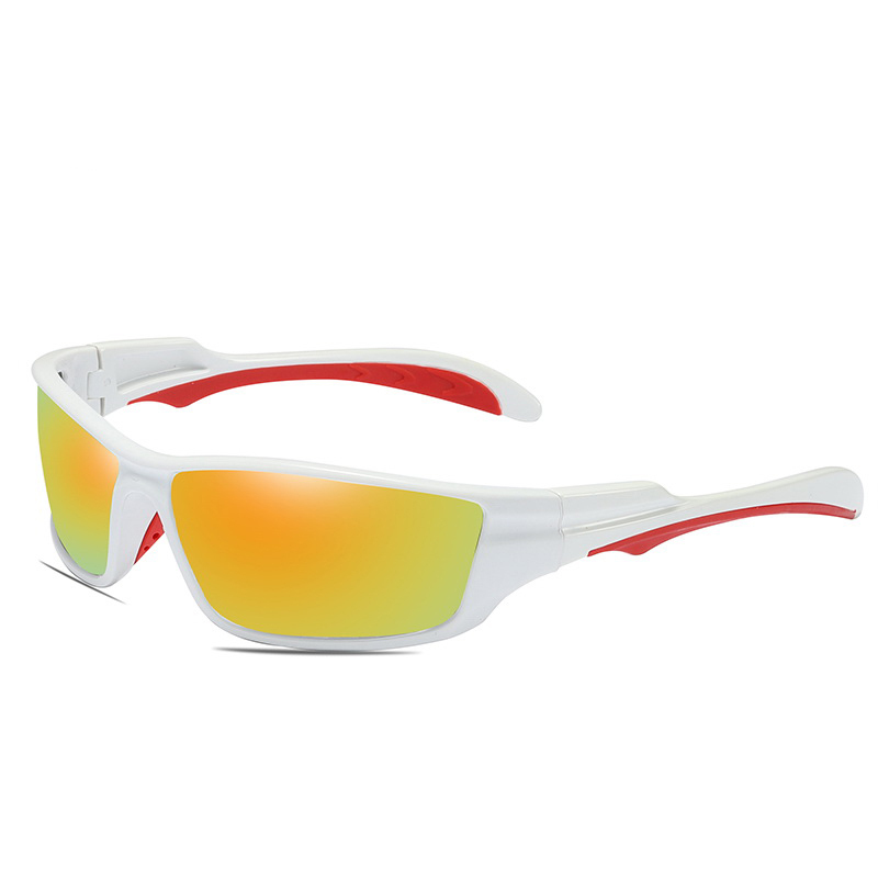 2022 men sports cycling polarized half rim anti-glare hiking driving sunglasses