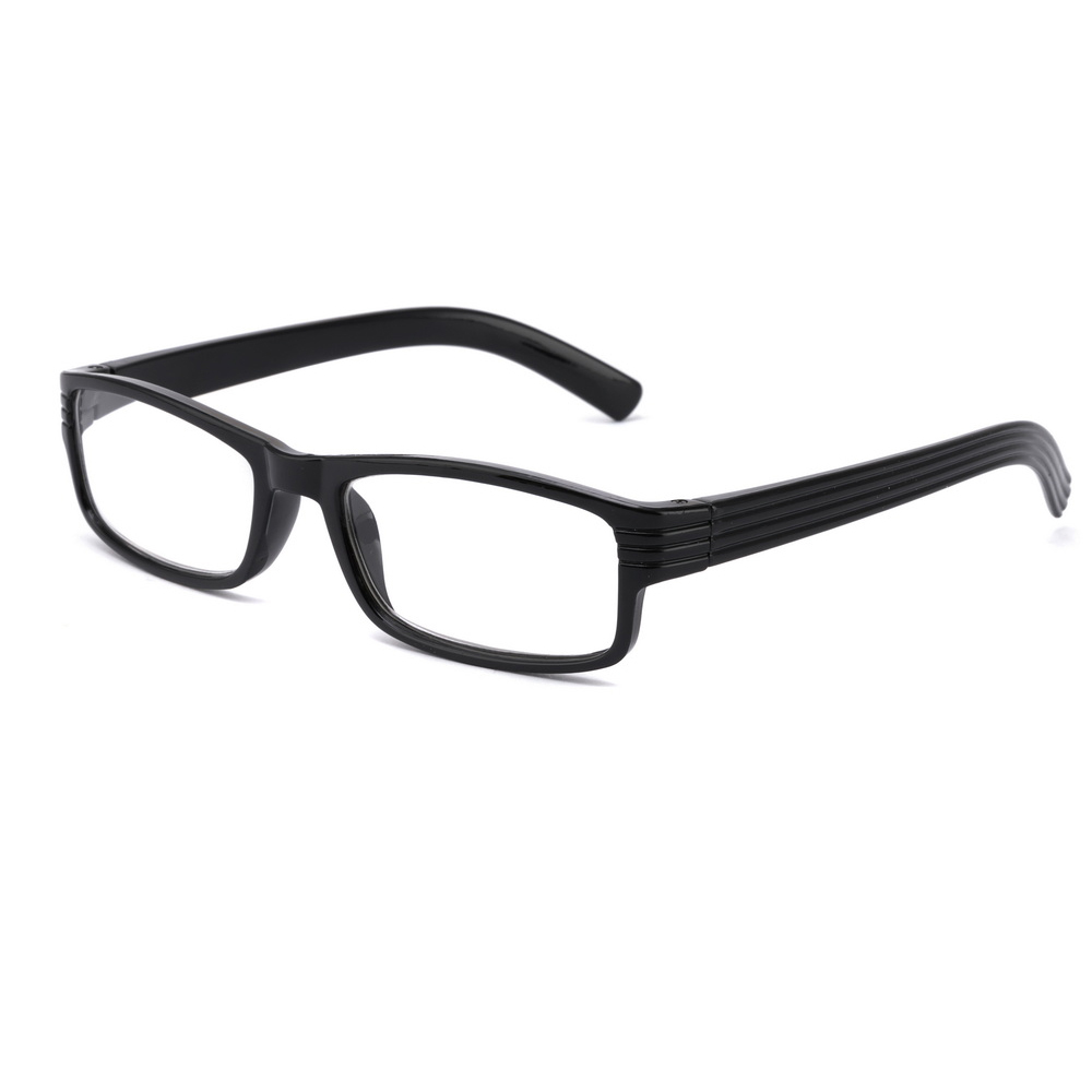 Cheap hot selling anti blue light plastic thin trendy retro designer optics reading glasses men