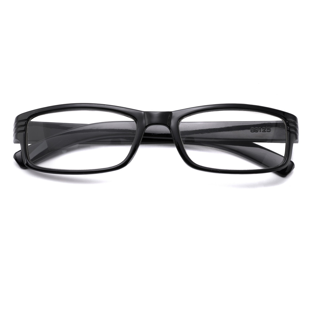 Cheap hot selling anti blue light plastic thin trendy retro designer optics reading glasses men