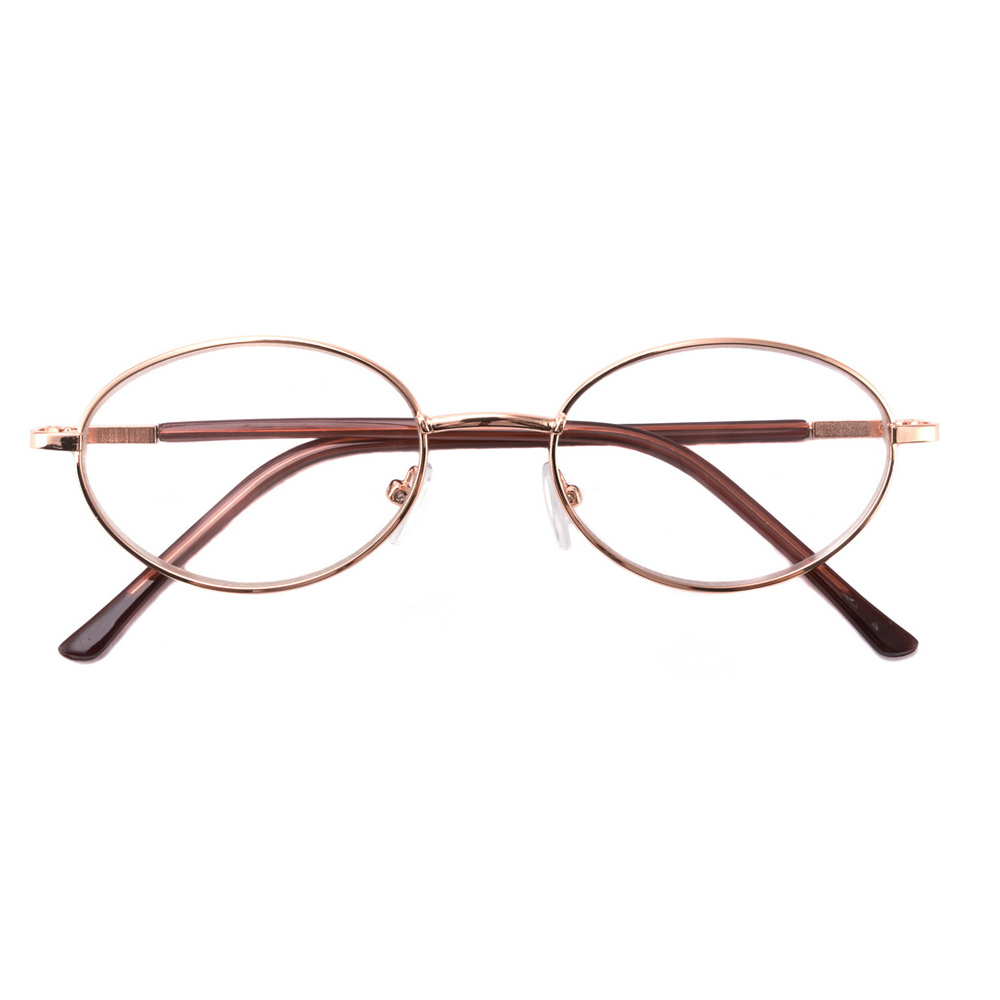 2022 Fashion Reading Glass For Men Women Metal Frame Spring Hinge Reading Glasses