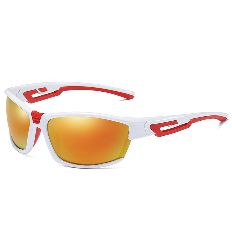 Custom logo PC frame  outdoor sports sunglasses anti glare cycling driving polarized sunglasses