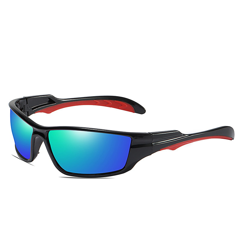 2022 men sports cycling polarized half rim anti-glare hiking driving sunglasses