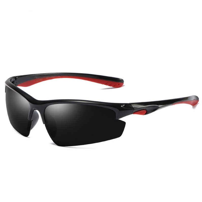 Trendy gafas de sol deportivas plastic optical frame outdoor cycling sports sunglasses