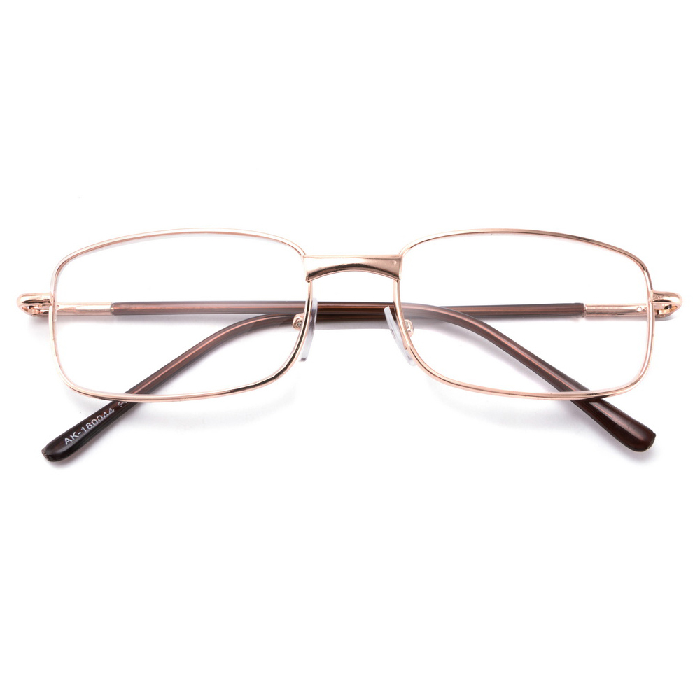 Designer women men custom logo fashion cat eye stainless frame  reading glasses