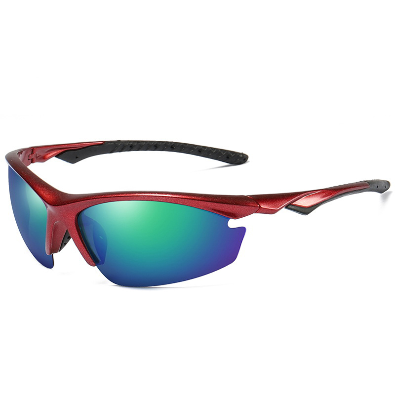 Hot selling outdoor cycling men sunglasses polarized UV400 anti-glare windproof driving sunglasses