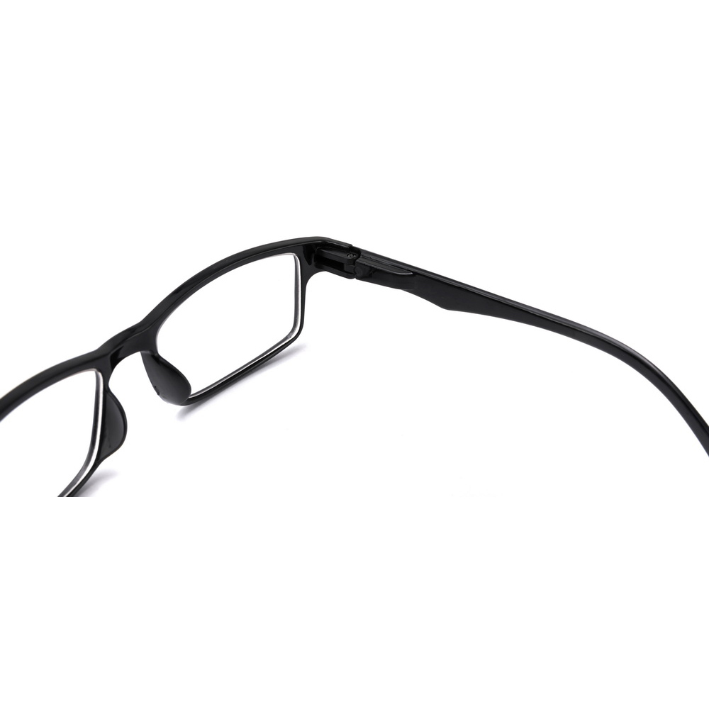 Lightweight square eyeglasses ultra-light thin frame reading glasses with spring hinge