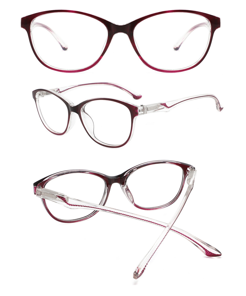Eye Glasses PC Frames Reading Glasses Latest Style Optical Eyewear Glasses Anti Blue Transition Reading Glasses