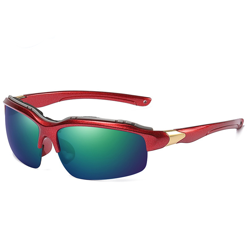 Ultra lightweight PC rectangular new style sports anti-ultraviolet sunshade sunglasses