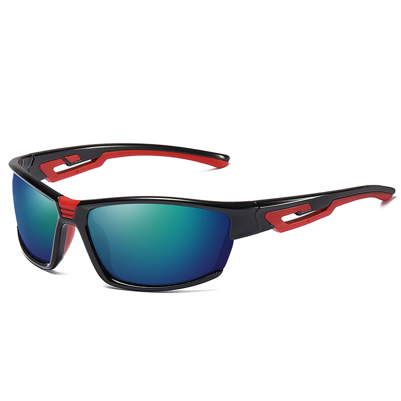 Custom logo PC frame  outdoor sports sunglasses anti glare cycling driving polarized sunglasses