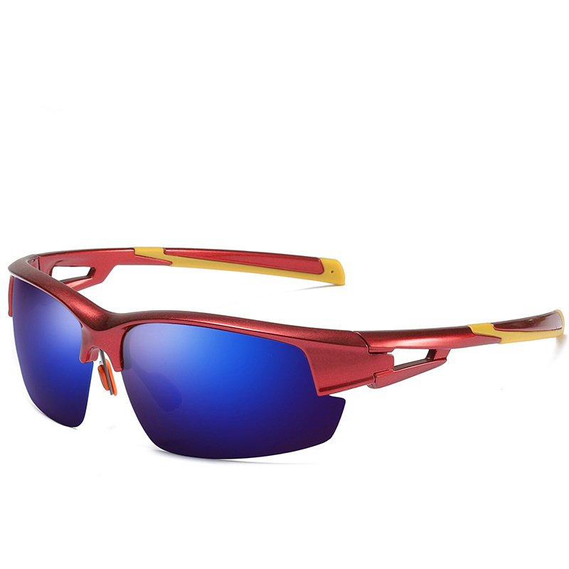 Factory men bike bicycle cycling eyewear shades OEM custom logo plastic outdoor sunglasses