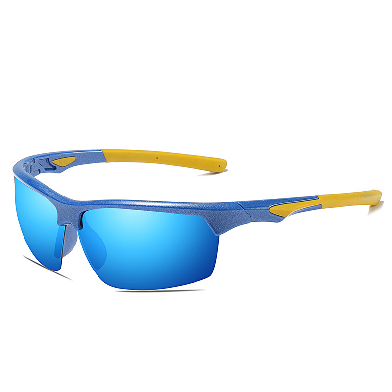 Vintage light shade eyewear fashion design sports style sunglasses men polarized driving