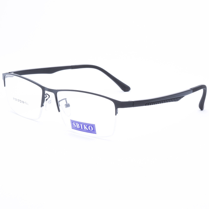 Ultra slim rectangle eye frames prescription mens optical glasses frames