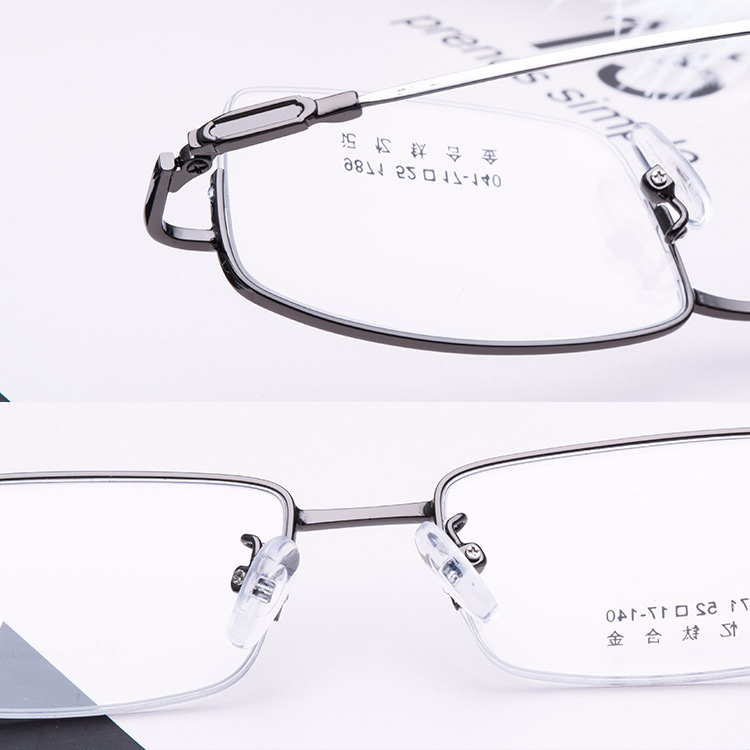 Small size memory metal spectacle frames means reading glasses optical frame in stock