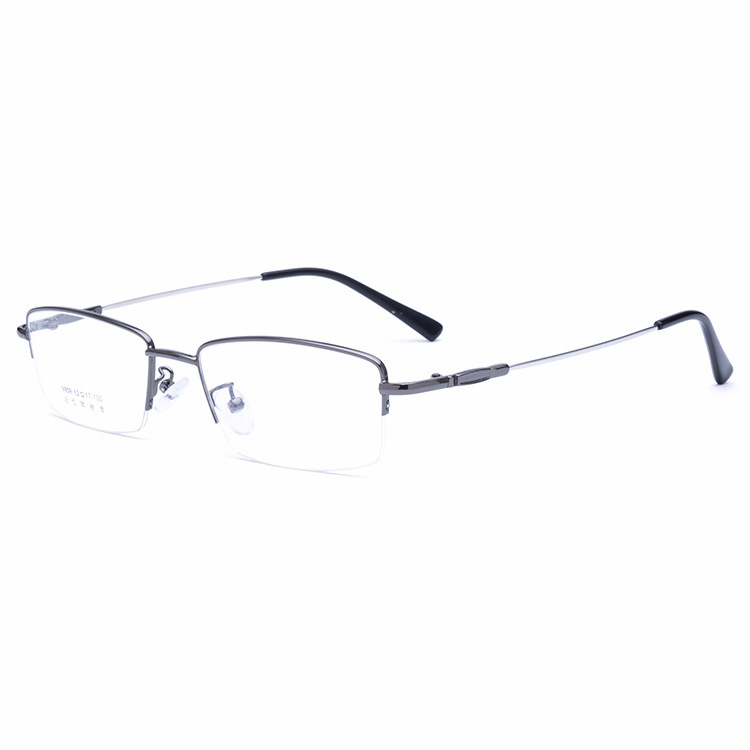 Retro rectangle optical frames memory metal eyeglasses metal frame glasses eye wear