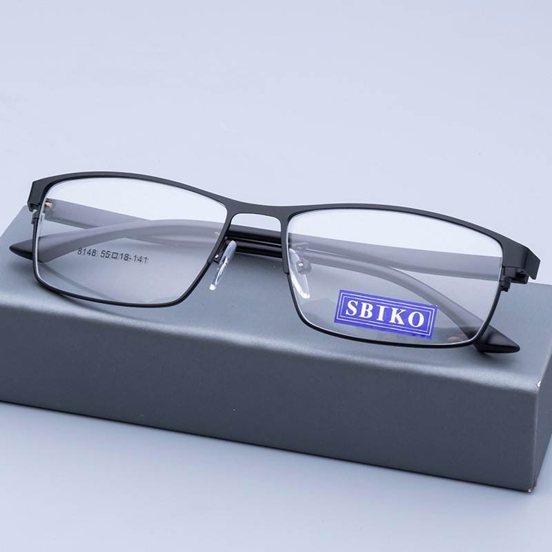 Unbreakable wholesale hot selling  marco de los lentes metal front TR90 optical frames eyeglasses