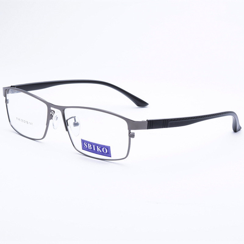 Unbreakable wholesale hot selling  marco de los lentes metal front TR90 optical frames eyeglasses