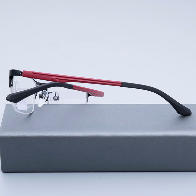 Fashionable good quality hot sale metal front TR90 temple optical frames for women men