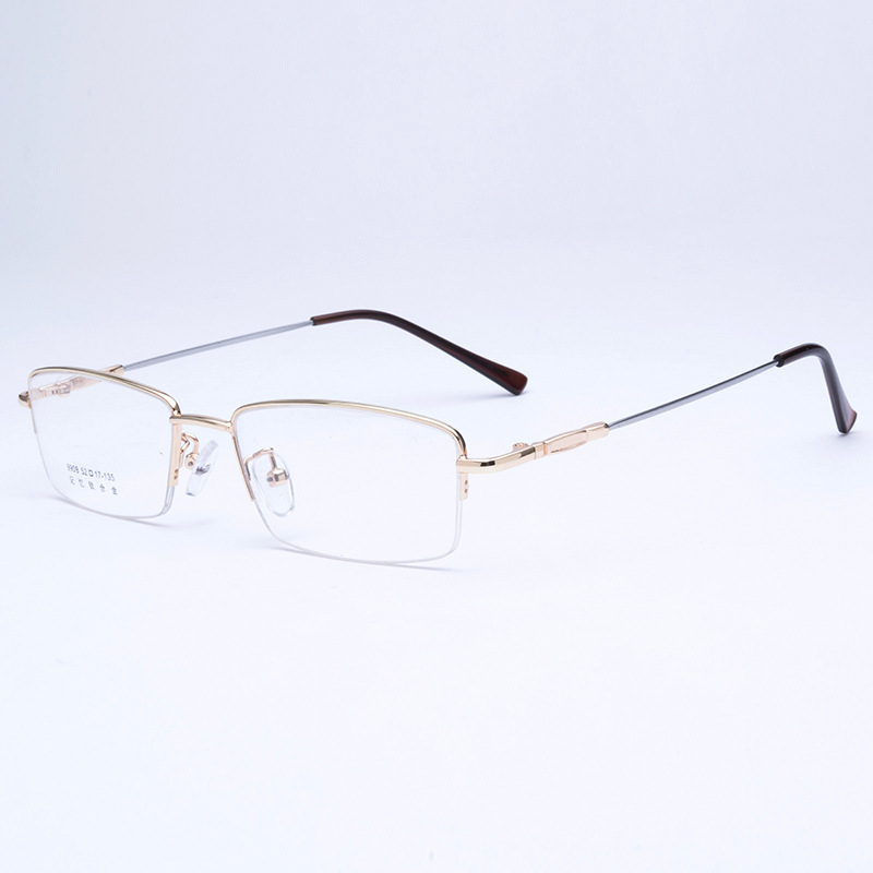 Retro rectangle optical frames memory metal eyeglasses metal frame glasses eye wear