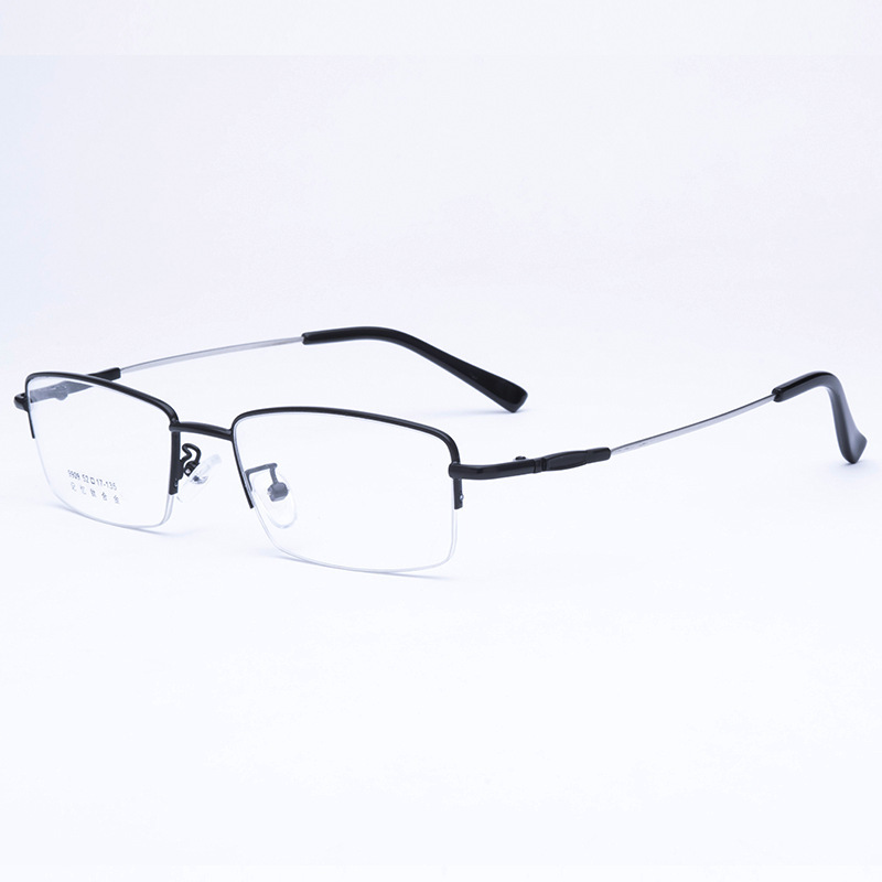 Retro rectangle optical frames memory metal eyeglasses metal frame glasses eye wear