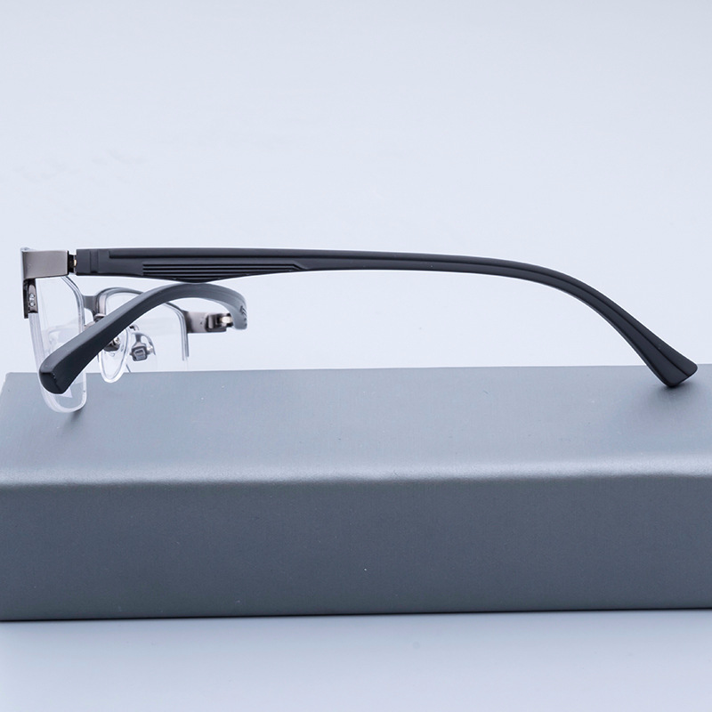 Women unisex new products mini small rectangle metal and TR90 eyeglass frame optical