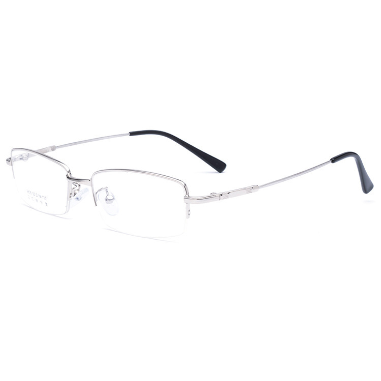 Vintage memory metal eyeglasses optical frames marco de los lentes for men optical glasses