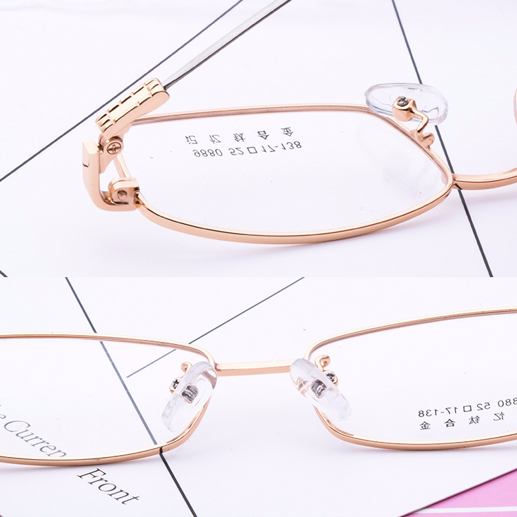 Multitudinous color memory metal  marco de los lentes rimless frames eyeglasses optical glasses
