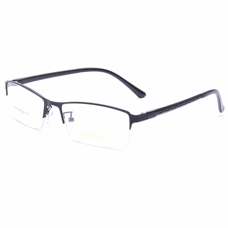 2022 fashion hot sale  new clear half frame glasses gentleman optical frame metal