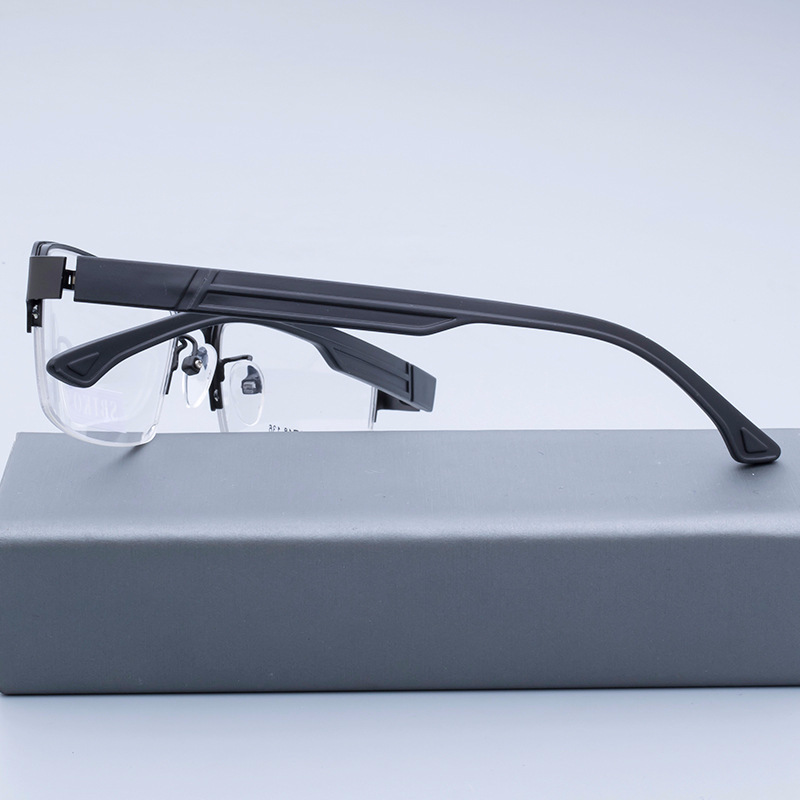 Vintage metal front TR90 eyeglasses optical frames for men optical glasses manufacturer