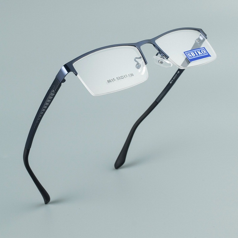 Rimless half frame 2022 new arrivals hot selling popular frames glasses optical eyewear for male