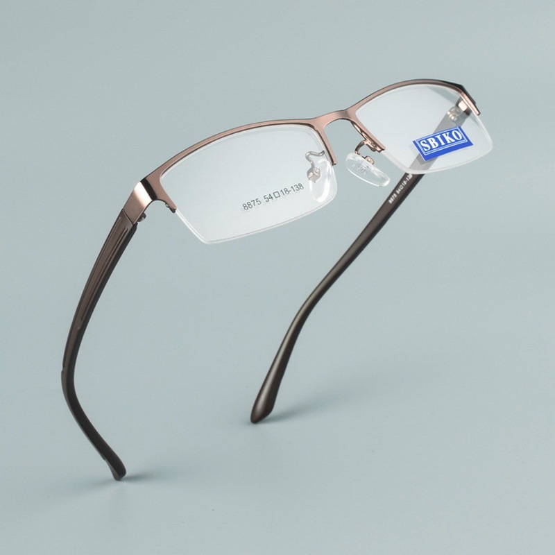 Rimless half frame 2022 new arrivals hot selling popular frames glasses optical eyewear for male