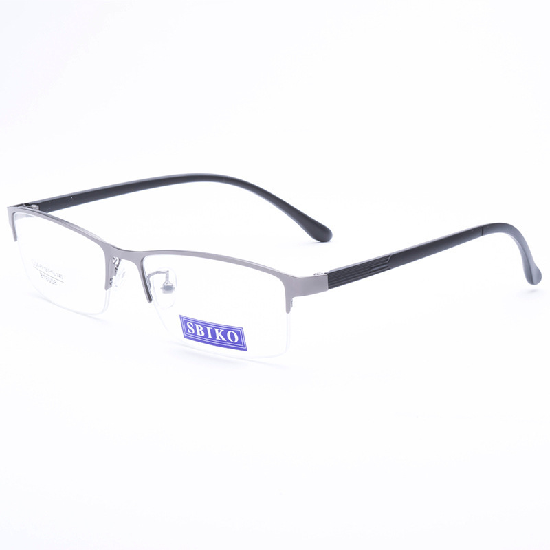 Professional design metal and TR90 half optical frame rimless glasses for business men