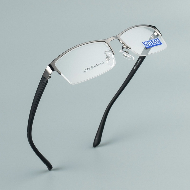 Rimless half frame 2022 new arrivals hot selling popular frames glasses optical eyewear for male