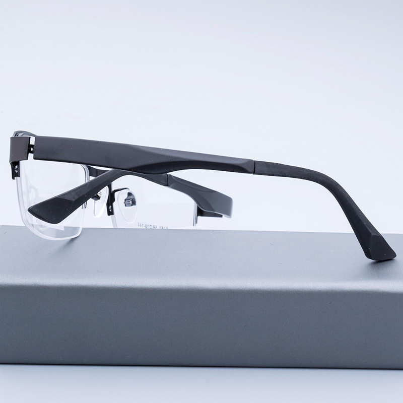 China high quality wholesale marco de los lentes half frame glasses optical eyeglasses frame