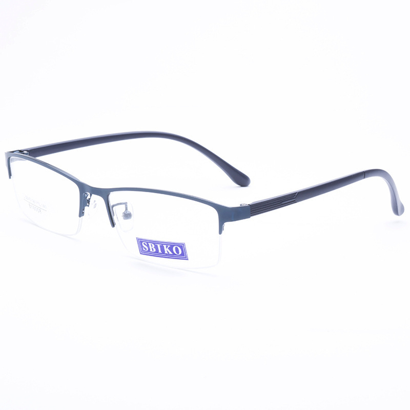 Professional design metal and TR90 half optical frame rimless glasses for business men