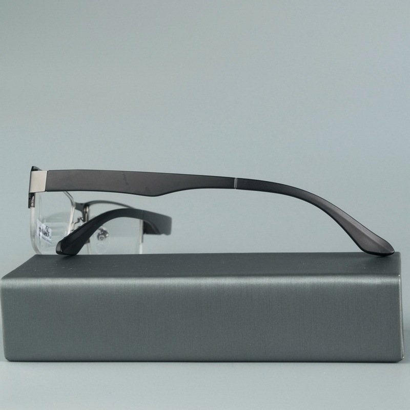 Wholesale factory price unisex fashionable metal front TR90 glasses temple optical frames